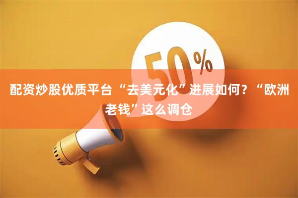配资炒股优质平台 “去美元化”进展如何？“欧洲老钱”这么调仓
